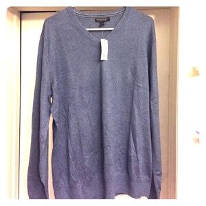 NWT! Men's Silk Cotton Cashmere Vee